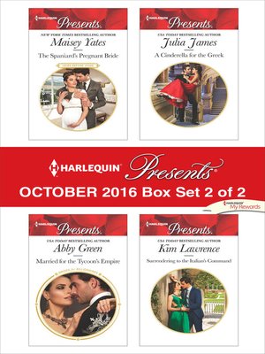 cover image of Harlequin Presents October 2016, Box Set 2 of 2